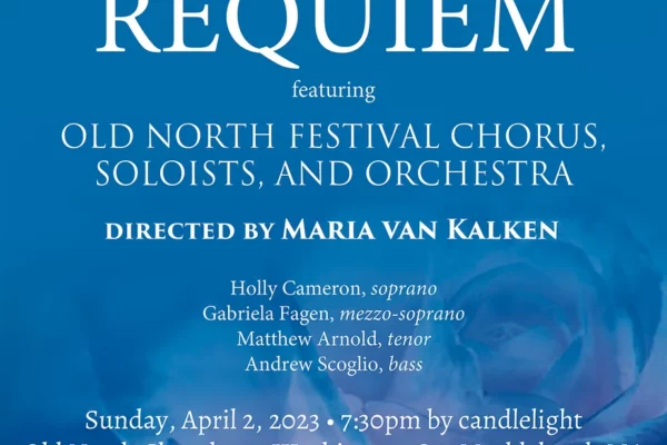 Old North Festival Chorus performing at Old North Church